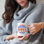 Basketball Ball Hell And Back - White Mug